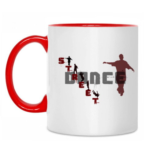 Кружка с принтом Sreet dance