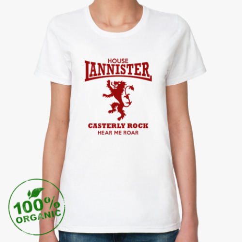 Женская футболка из органик-хлопка House Lannister