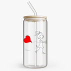 Банка с бамбуковой крышкой