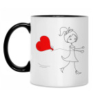 Кружка двухцветная