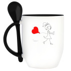 Кружка с ложкой