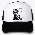 Кепка Trucker, черная Live By The Creed