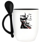 Кружка с ложкой