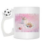 Кружка с футбольным мячиком