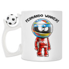 Кружка с футбольным мячиком