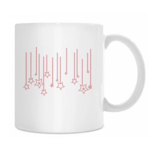 Кружка с принтом Когда падают звёзды