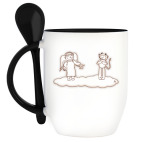 Кружка с ложкой