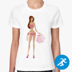 Женская спортивная футболка