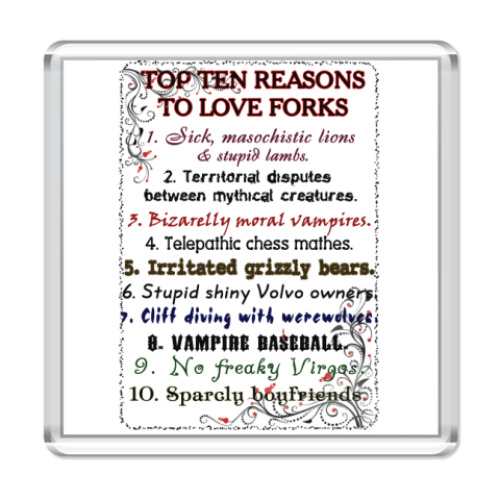 Магнит  10причин любить Форкс