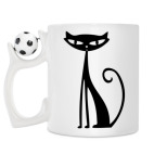 Кружка с футбольным мячиком