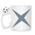 Кружка с футбольным мячиком