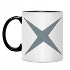 Кружка двухцветная