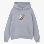 Толстовка худи оверсайз