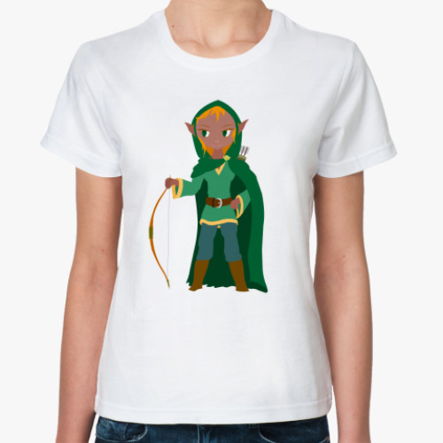 Классическая футболка с принтом Зета