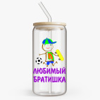 Банка с бамбуковой крышкой