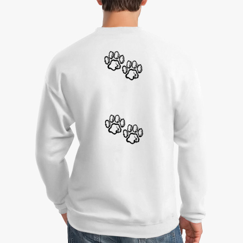 Свитшот с принтом Лапа домашнего улюбленця