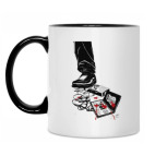 Кружка двухцветная