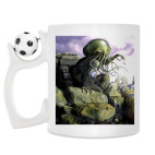 Кружка с футбольным мячиком