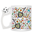 Кружка с футбольным мячиком