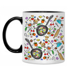 Кружка двухцветная