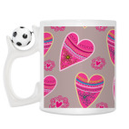 Кружка с футбольным мячиком