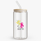 Банка с бамбуковой крышкой