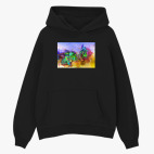 Толстовка худи оверсайз