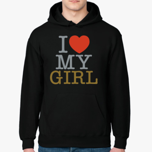 Толстовка худи I love my Girl
