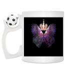 Кружка с футбольным мячиком