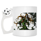 Кружка с футбольным мячиком