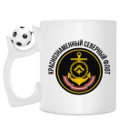 Кружка с футбольным мячиком