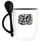 Кружка с ложкой