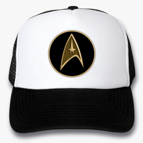 Кепка-тракер с принтом Кепка  (черная)