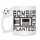 Кружка с футбольным мячиком