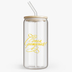 Банка с бамбуковой крышкой