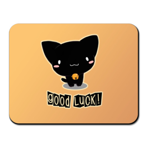 Коврик для мыши с принтом 'На счастье'