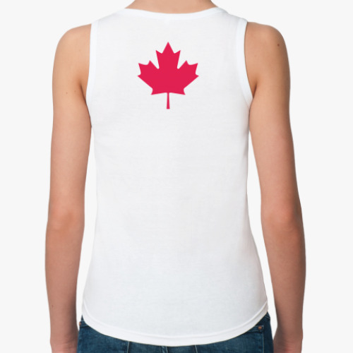 Женская майка с принтом Canada