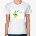 Классическая женская футболка  'Богомол'