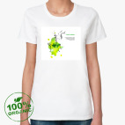 Женская футболка органик