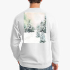 Акварель. Зимний лес