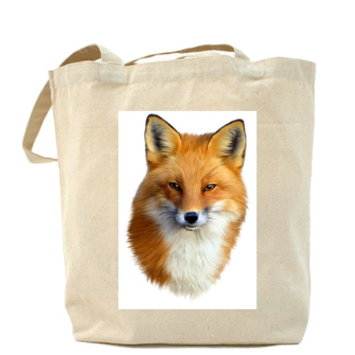 Сумка шоппер с принтом  Благородный Лис