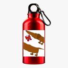 Металлическая бутылка 400 мл UV-DTF