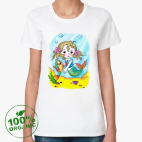 Женская футболка органик