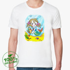 Мужская футболка органик