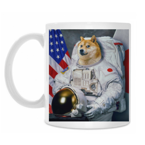 Кружка Doge Astronaut