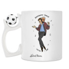 Кружка с футбольным мячиком