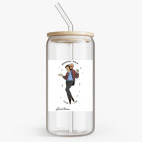 Банка с бамбуковой крышкой