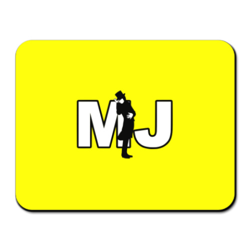 Коврик для мыши с принтом 'Letters&Man'