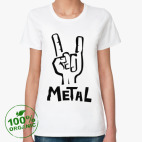 Женская футболка органик