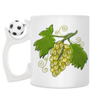 Кружка с футбольным мячиком